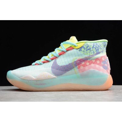 Nike Erkek Zoom Kd 12 Nrg Ep Turkuaz / Kırmızı Basketbol Ayakkabısı Türkiye - BQGFV0QR